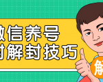 2020最新微信养号防封解封技巧,再也不用担心微信号被封,快速解封你的微信号!-虚拟资源库