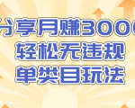 淘宝无货源店群无违规单类目玩法，轻松月赚300（视频教程）售价1380元-虚拟资源库