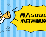 搏金汇小白福利网赚项目，长久稳定月入5000-虚拟资源库