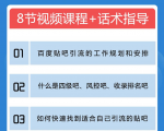 百度贴吧霸屏引流实战课2.0,带你玩转流量热门聚集地-虚拟资源库