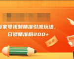 黄岛主引流课:百家号视频精准引流玩法,日涨精准粉200+-虚拟资源库