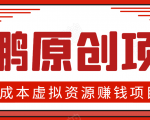高鹏圈半自动化出单,月入2万零成本虚拟产品项目【附资料】-虚拟资源库