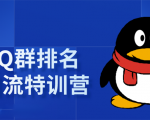 《QQ群排名引流特训营》一个群被动收益1000，是如何做到的（5节视频课）-虚拟资源库