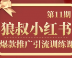 狼叔小红书爆款推广引流训练课第11期,手把手带你玩转小红书-虚拟资源库