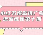 小红书爆款推广引流训练课第十期,手把手带你玩转小红书,轻松月入过万-虚拟资源库