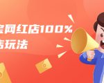 淘宝网红店100%起店玩法:稳定月利润在5000块左右,轻松一人可操作多店-虚拟资源库