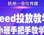 合仕传媒Feed投放教学，手把手教学，开车烧钱必须自己会-虚拟资源库