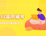 抖金必火学院·抖音同城号:带你玩转同城流量池,同城实体经济的机会来了-虚拟资源库