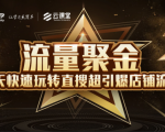 淘宝大学:流量聚金14天快速玩转直搜,超引爆店铺流量,价值8800元-虚拟资源库