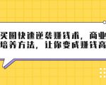 巧买圈快速逆袭赚钱术,商业思维培养方法,让你变成赚钱高手-虚拟资源库