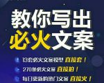 陈厂长:教你写必火文案，10节实操课让你变成专业文案高手-虚拟资源库