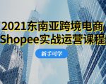 2021东南亚跨境电商Shopee实战运营课程，0基础、0经验、0投资的副业项目-虚拟资源库