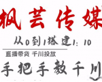 枫芸传媒11月千川最新玩法,手把手教你搭建1:10的计划-虚拟资源库