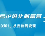 视频号iP进化财富营,从0到1,从定位到变现赚钱(价值1577元)-虚拟资源库