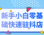 抖音小店新手小白零基础快速入驻抖店100%开通(全套11节课程)-虚拟资源库