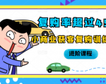 复购率超过45%,小商业获客复购训练营进阶课程-虚拟资源库