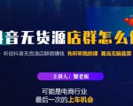 蟹老板·抖音无货源店群怎么做,吊打市面一大片《抖音无货源店群》的课程-虚拟资源库