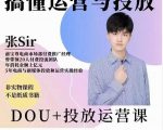 张sir的dou+投放运营课:搞懂运营与投放,全面提升账号的流量运营效率-虚拟资源库