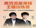 高效流量承接主播训练营：快速提升主播能力,实现100万销售直播间-虚拟资源库