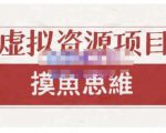摸鱼思维·虚拟资源掘金课,虚拟资源的全套玩法 价值1880元-虚拟资源库