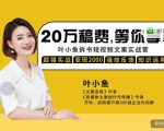 叶小鱼21天短视频文案拆书营,学完轻松搞定各类书单短视频文案-虚拟资源库