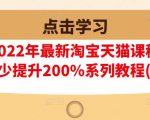 樊剑2022年最新淘宝天猫课程-转化率至少提升200%系列教程(高级)-虚拟资源库