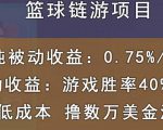 国外区块链篮球游戏项目，前期加入秒回本，被动收益日0.75%，撸数万美金-虚拟资源库