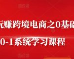 朱哥·玩赚跨境电商之0基础课程,0-1系统学习课程-虚拟资源库