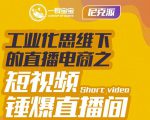 尼克派·工业化思维下的直播电商之短视频锤爆直播间，听话照做执行爆单-虚拟资源库