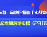 秒懂代运营:品牌IP操盘手实战赚钱,0-1起盘和落地实操(23节课程)价值199-虚拟资源库