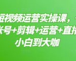 晨哥·短视频运营实操课，一部手机，账号+剪辑+运营+直播，从小白到大咖-虚拟资源库