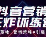 抖音营销王炸训练营,实操落地+营销策略=引爆流量(价值8960元)-虚拟资源库