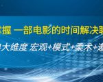 谈话掌握一部电影的时间解决聊天问题:谈话四大维度:宏观+模式+柔术+邀约-虚拟资源库