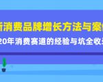 新消费品牌增长方法与案例精华课:20年消费赛道的经验与坑全收录-虚拟资源库