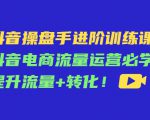 抖音操盘手进阶训练课:抖音电商流量运营必学,提升流量+转化-虚拟资源库