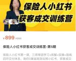 保险人小红书获客成交训练营,0基础高效玩转小红书,可复制的获客成交之路-虚拟资源库