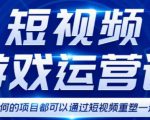 短视频游戏赚钱特训营,0门槛小白也可以操作,日入1000+-虚拟资源库