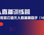 无人直播训练营：手把手教您打造无人直播操盘手（16节课时）-虚拟资源库