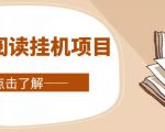 全自动阅读挂机项目,号称单窗10r,全套脚本+教程,小白上手简单-虚拟资源库
