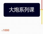 大炮拼多多运营系列课,各类玩法合集,拼多多运营玩法实操-虚拟资源库