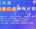 亚马逊爆款打造神舟计划,7种推品方法,4个类目广告打法,2个SOP详解-虚拟资源库