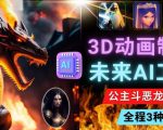 利用未来Ai工具LeiaPix，静态图转换3D动画，Lexica和Chat GPT制作精彩视频-淘宝虚拟货源网