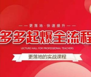 互力-多多新品打爆全流程，拼多多14天拉搜索自然流量，更落地·快速提升-虚拟资源库