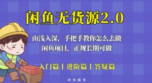 闲鱼无货源最新玩法,从入门到精通,由浅入深教你怎么去做【揭秘】-虚拟资源库