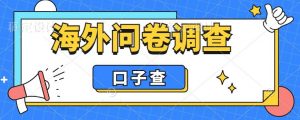 外面收费5000+海外问卷调查口子查项目,认真做单机一天200+【揭秘】-虚拟资源库