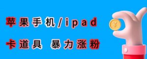 最新利用苹果手机/ipad的ios系统，卡道具搬短视频，百分百过原创-虚拟资源库