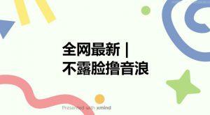 全网最新不露脸撸音浪,跑通自动化成交闭环,实现出单+收徒收益最大化【揭秘】-虚拟资源库