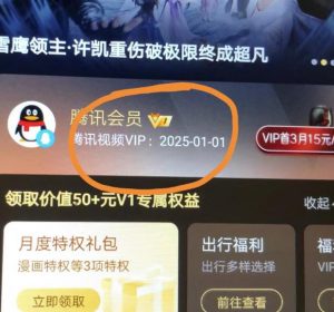 外面收费88撸腾讯会员2年,号称百分百成功,具体自测【操作教程】-虚拟资源库
