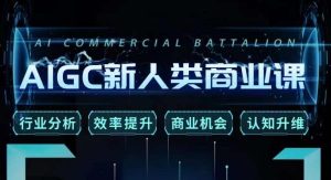 张诗童·AIGC新人类商业课，​行业分析/效率提升/商业机会/认知升维-虚拟资源库
