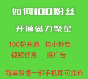 最新外面收费398的快手100粉开通磁力聚星方法操作简单秒开-虚拟资源库